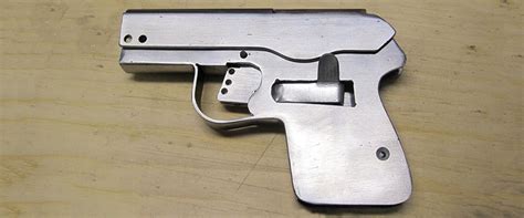 sheet metal homemade pistol|sheet metal self loading pistol episode 1.